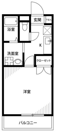 アンプルール フェール ブゥルジョンの物件間取画像